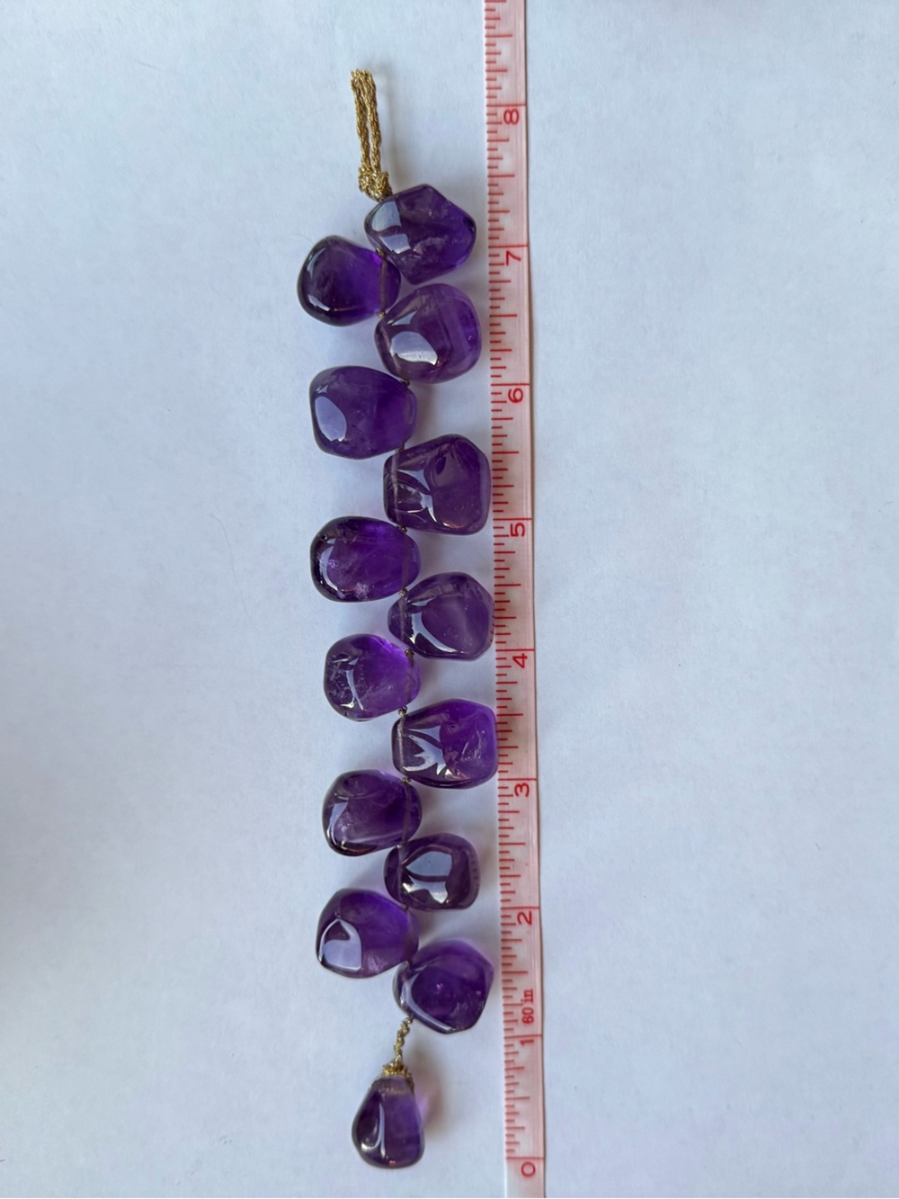Gorgeous Purple genuine Amethyst stone Bracelet